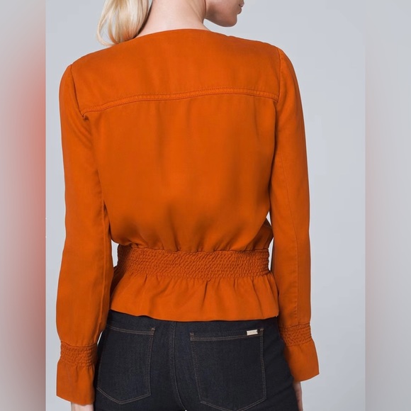 White House Black Market Smocked Soft Jacket Size XS - Picture 2 of 7